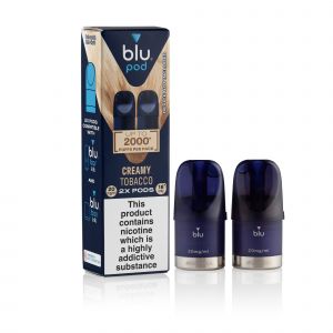 Blu Bar Creamy Tobacco box and pods